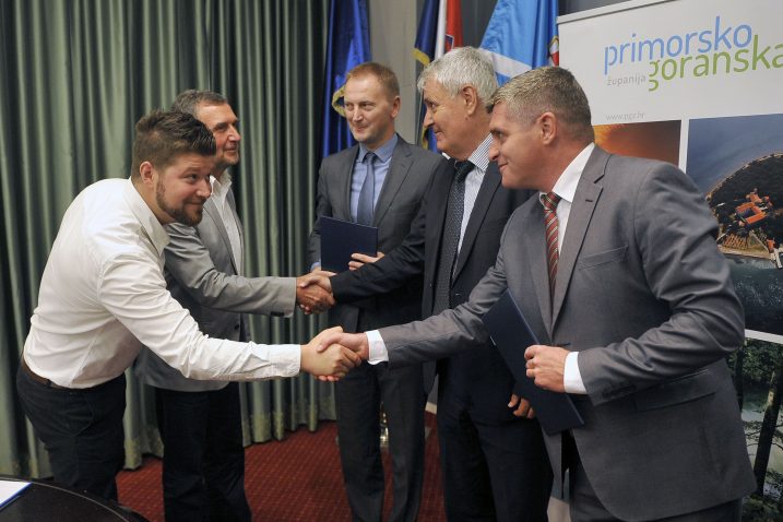 Matej Mostarac, Mario Ćiković, Josip Šala, Tomislav Mihotić i Petar Mamula, Foto: R. BRMALJ