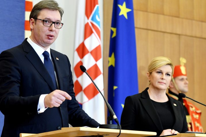 Aleksandar Vučić i Kolinda Grabar-Kitarović, Foto: D. LOVROVIĆ