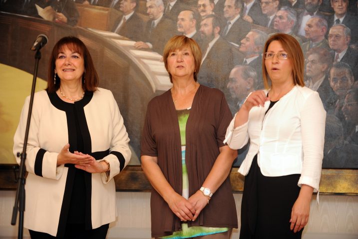 Dubravka Šuica, Ruža Tomašić i Ivana Maletić / Foto: D. KOVAČEVIĆ