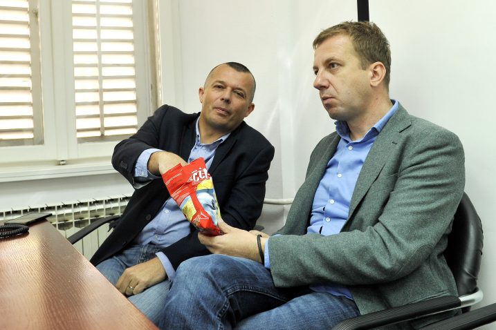 Marko Boras Mandić prisustvovao je konferenciji za novinare na kojoj je izbačen iz stranke, Foto: S. JEŽINA