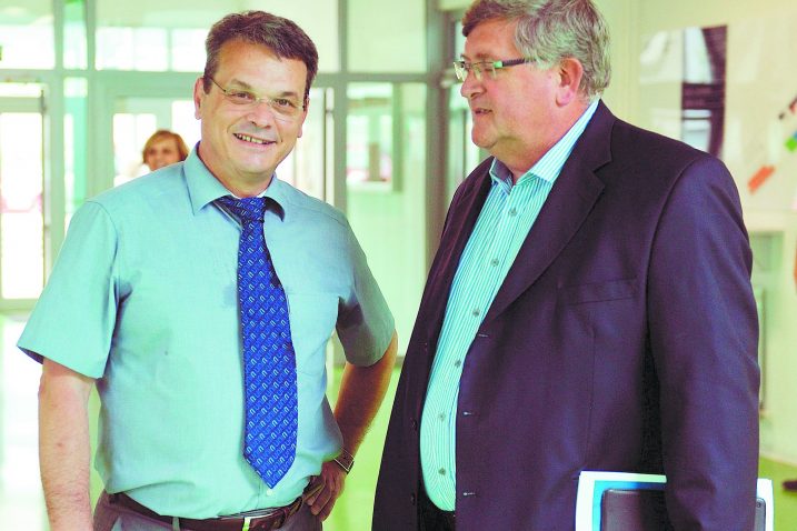 Protukandidati na lokalnim izborima? – Pero Lučin i Vojko Obersnel / Foto  Ivica TOMIĆ