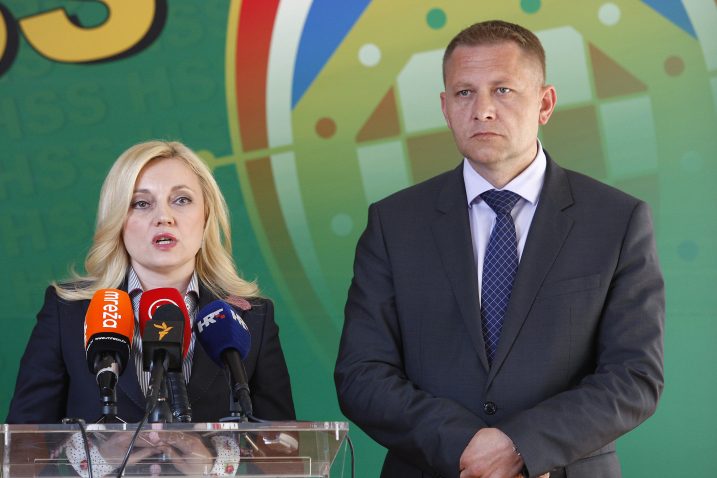 Marijana Petir i Krešo Beljak / Snimio Davor Pongračić / CROPIX