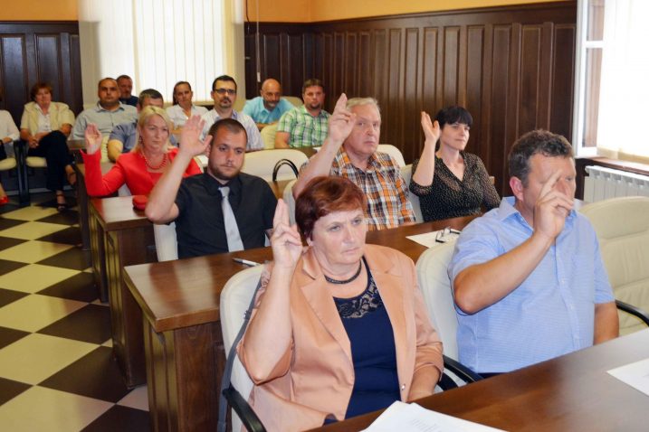 Sedmero vijećnika dalo je potporu prijedlogu Vazme Malnar za predsjednicu Gradskog vijeća Čabra / snimio M. KRMPOTIĆ