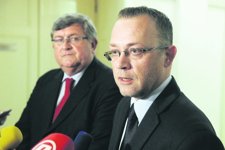 Vojko Obersnel i Zlatko Hasanbegović / Snimio Denis Lovrović
