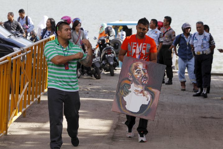 Michael Chan i Chintu Sukumaran došli su se oprostiti od osuđene braće  / Reuters