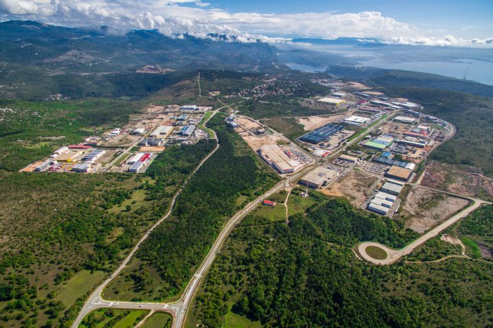 Industrijska zona Bakar iz ptičje perspektive