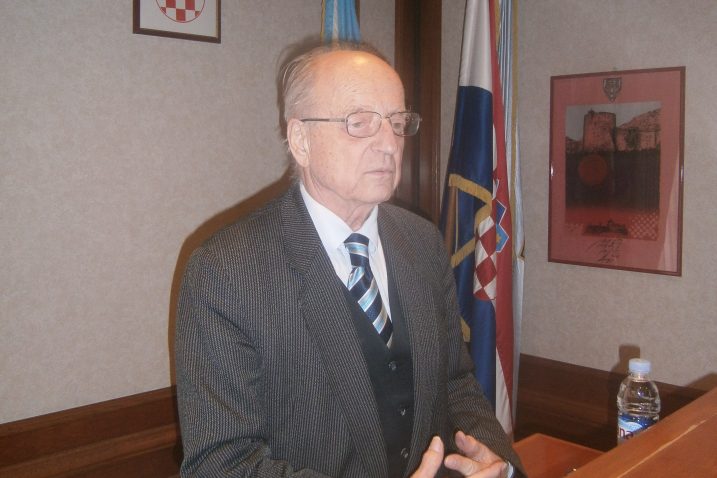 Akademik Petar Strčić (snimio: F. DERANJA)
