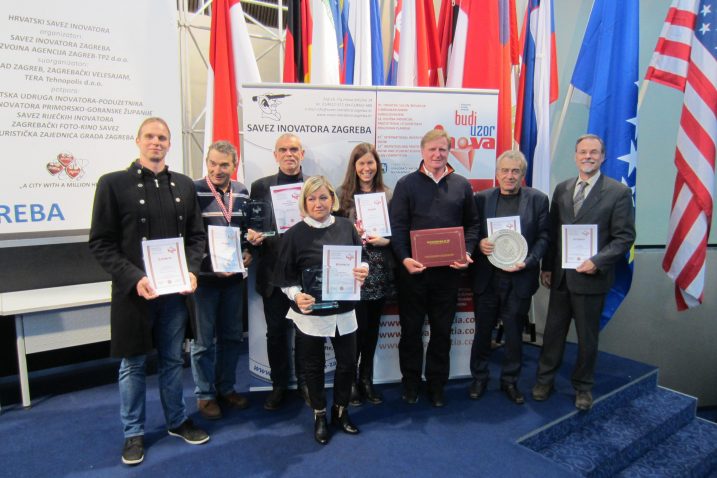 Dio nagrađenih inovatora iz Rijeke na zagrebačkoj INOVA-i