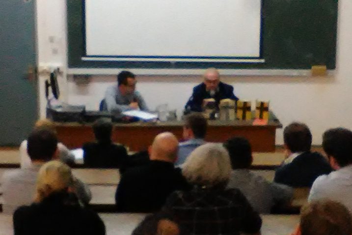 Jürgen Moltmann i Zoran Grozdanov / Snimio Boris PAVELIĆ