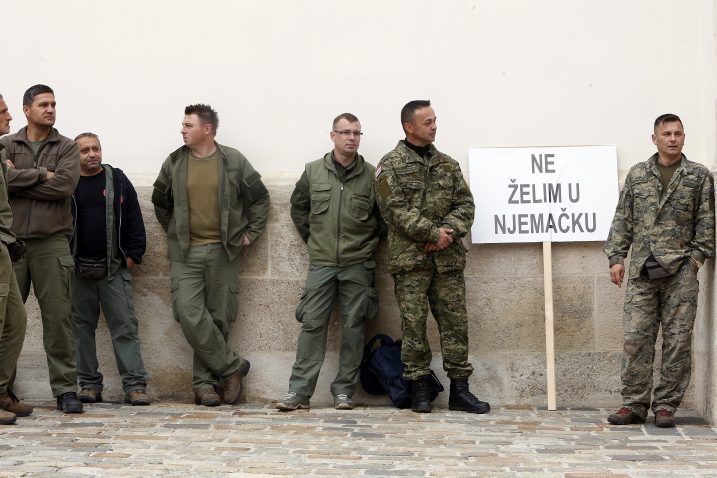 Prosvjed pirotehničara / Snimio Damjan Tadic / CROPIX