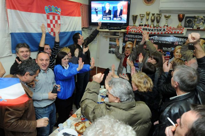 U riječkom HDZ-u s ponosom mogu isticati da je prva hrvatska predsjednica postala Riječanka / Foto M. GRACIN