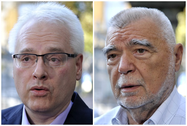 Ivo Josipović i Stjepan Mesić, Foto: N. REBERŠAK