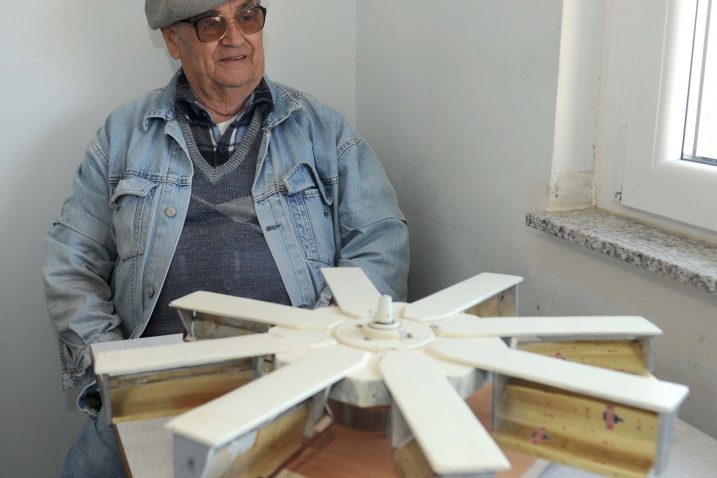 Pavle Vujanić i vjetroelektrana nagrađena srebrnom plaketom na zagrebačkoj ARCA-i, međunarodnoj izložbi inovacija * Foto: V. KARUZA