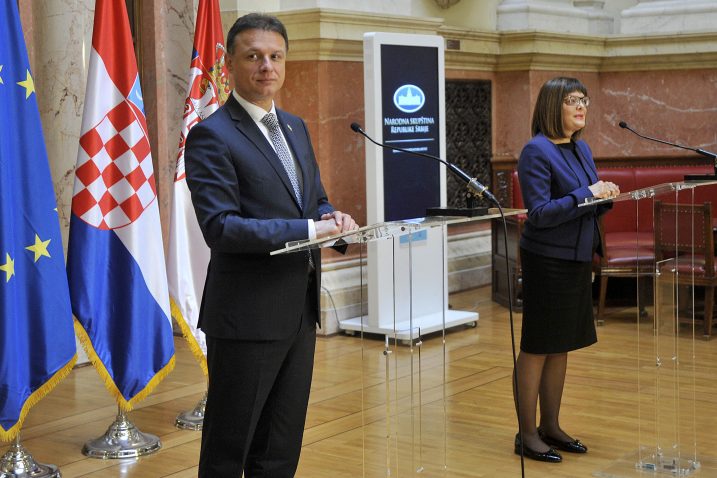 Gordan Jandroković i Maja Gojković / Foto: N. REBERŠAK