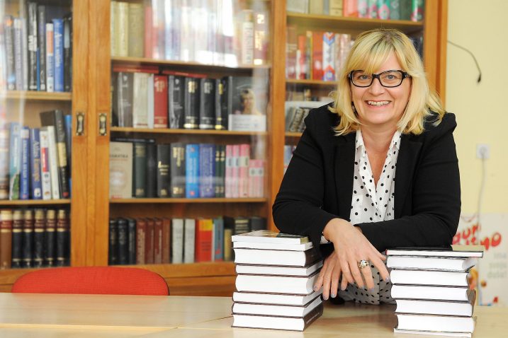 Ravnateljica Prve riječke hrvatske gimnazije Jane Sclaunich / Foto Sergej DRECHSLER