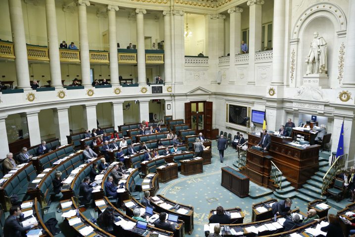 Belgijski parlament tijekom odlučivanja o eutanaziji 2014. / Reuters