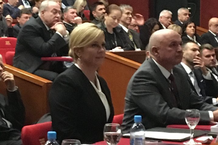 Kolinda Grabar-Kitarović i Ljubo Jurčić, Foto: I. TOMIĆ