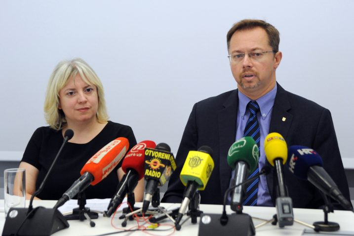 Tatjana Prenđa Trupec i Siniša Varga / Foto Darko JELINEK
