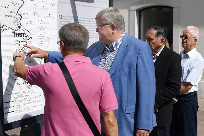 Podsjetnik na povratak otuđenog teritorija Hrvatskoj za vrijeme Drugog svjetskog rata / Foto Ivica TOMIĆ