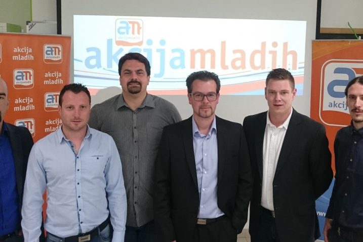 Članovi Akcije mladih i Marko Spes