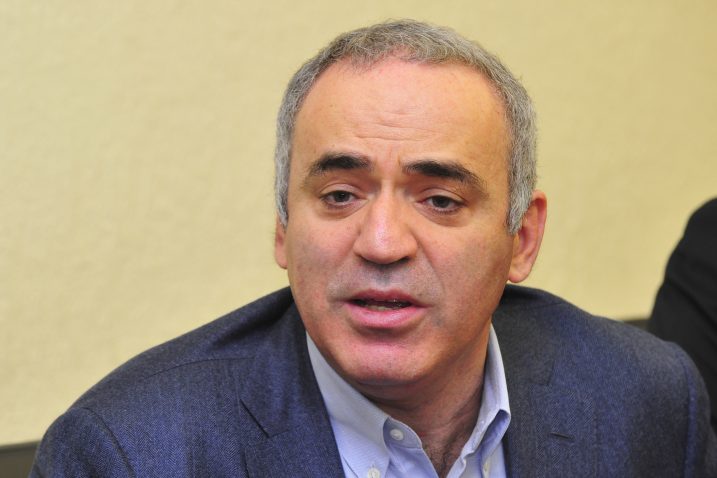 Garry Kasparov je zajedno s Tomislavom Rukavinom najavio otvaranje akademije / Snimio Marin ANIČIĆ / Nl arhiva