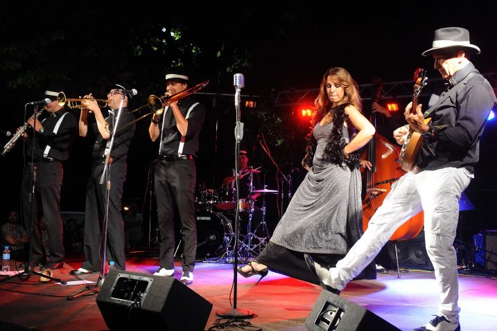 Osmeročlani »dixie« orkestar predvođen Vladimirom Rackovićem / Foto Marko Gracin