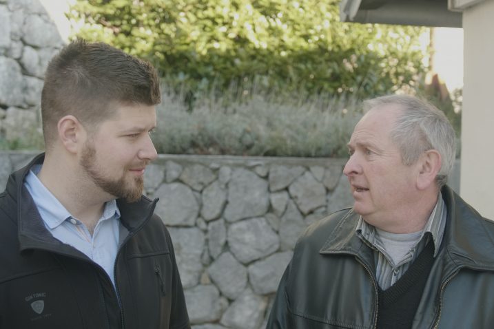 David Marot s gradonačelnikom Kastva