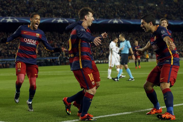 TRIO MSN – Neymar, Lionel Messi i Luis Suarez / Foto REUTERS