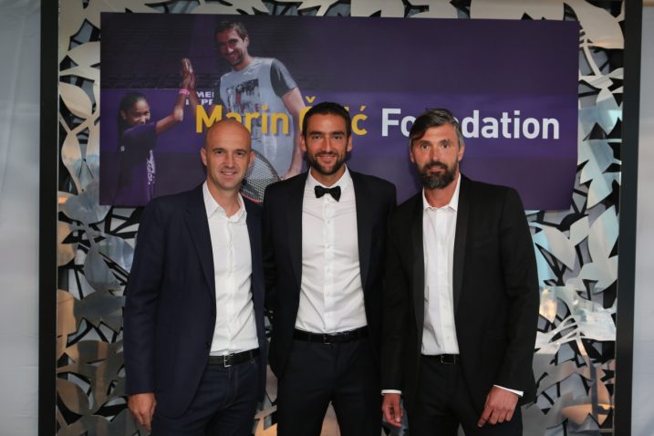 Ivan Ljubičić, Marin Čilić i Goran Ivanišević