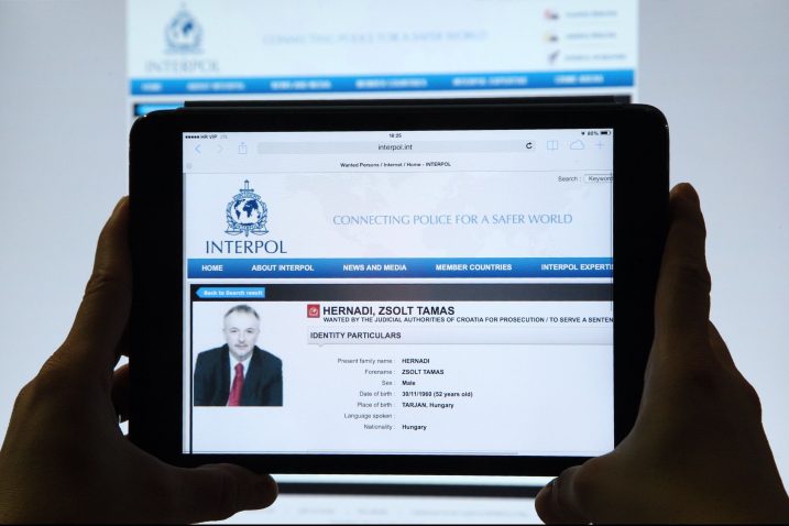 U studenom prošle godine Interpol tjeralicu za Hernadijem izbrisao iz evidencije / Foto  Ž. LUKUNIĆ/PIXSELL