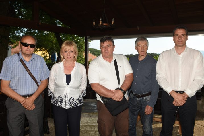 Ksenija Žauhar,  Veljko Dragišić, Želimir Kovačić, Elvis Bujačić i Zoran Laginja / Snimio Marin ANIČIĆ