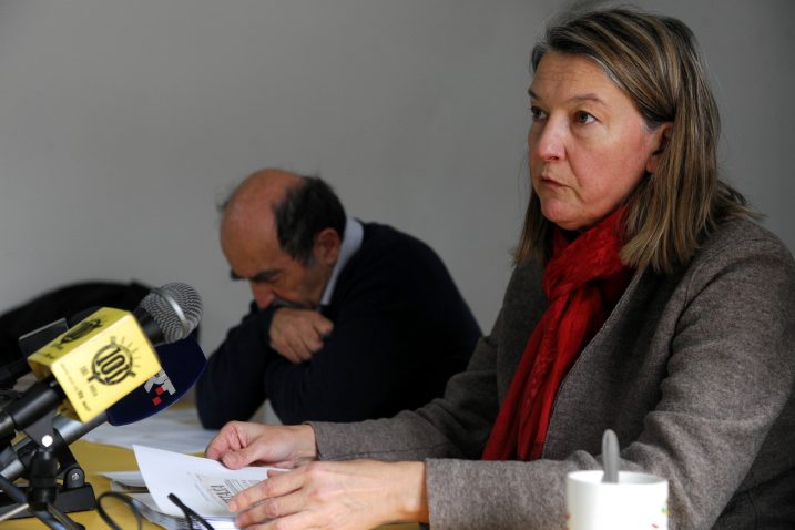 Vesna Teršelić i Zoran Pusić / Snimio Denis LOVROVIĆ / NL arhiva