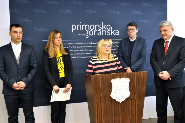 Marin Škibola, Mirela Ahmetović, Ines Strenja Linić, Željko Jovanović i Zlatko Komadina / Foto: S. JEŽINA