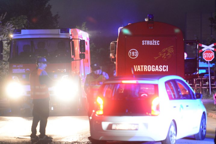 Požar u zgradi tvrtke  C.I.O.S. / Foto Marko Prpic/PIXSELL