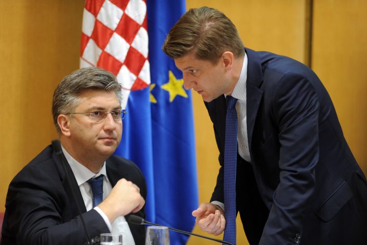 Andrej Plenković i Zdravko Marić / Foto: D. KOVAČEVIĆ