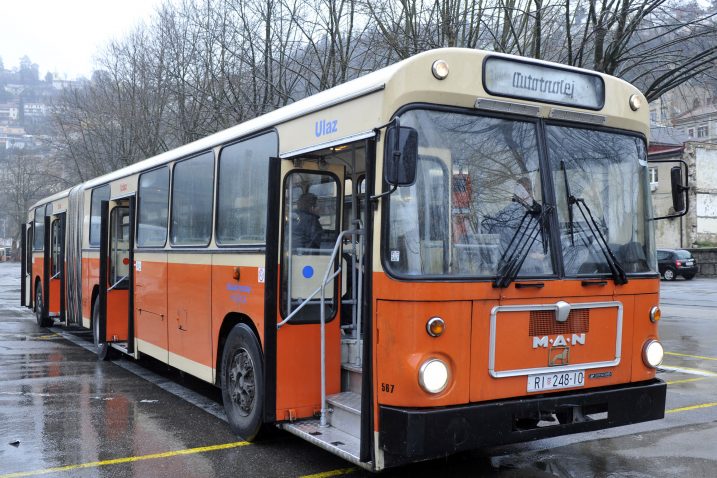 Legendarna riječka »harmonike« Autotroleja / Foto Marko GRACIN