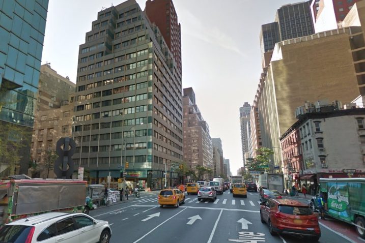 Zgrada (druga lijevo) u New Yorku u kojoj se nalazi hrvatski konzulat