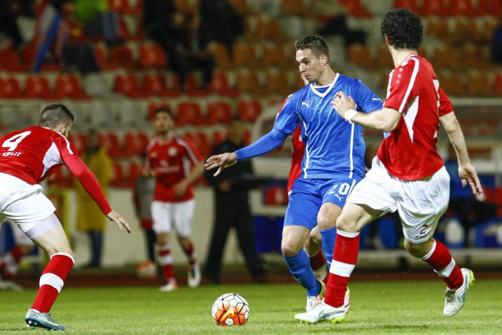Marko Pjaca donio je modrima pobjedu u Splitu  / Snimio Vojko BAŠIĆ/CROPIX