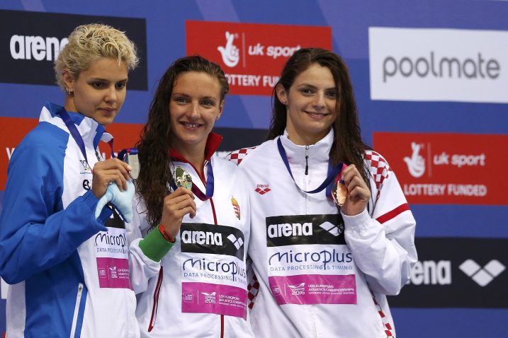 Darina Zevina, Katinka Hosszu i Matea Samardžić / Foto Reuters