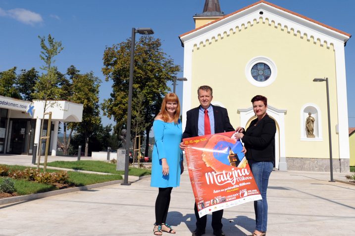 Irena Gauš, Denis Mladenić i Marina Jurić najavili ovogodišnju Matejnu  / Foto V. Karuza