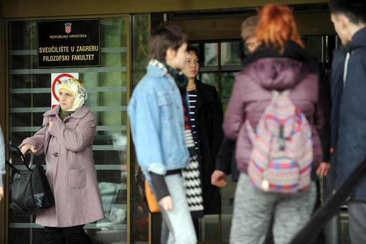 Studenti će danas rektoru Borasu čestitati odlazak u mirovinu / Foto D. KOVAČEVIĆ