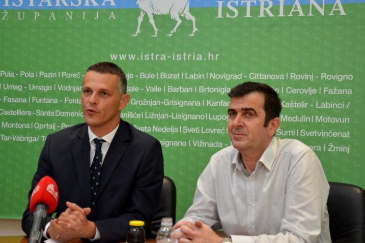 Valter Flego i Miodrag Čerina / Snimio N. LAZAREVIĆ / Glas Istre
