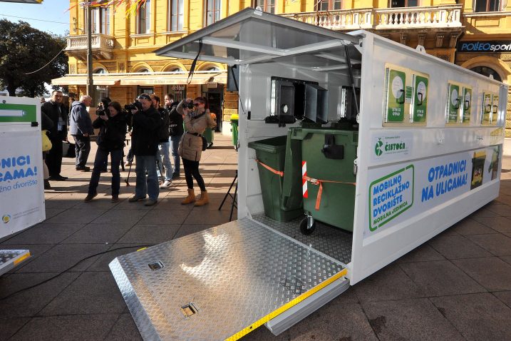 Mobilna reciklažna dvorišta »obići« će 19 riječkih lokacija / Foto: S. DRECHSLER