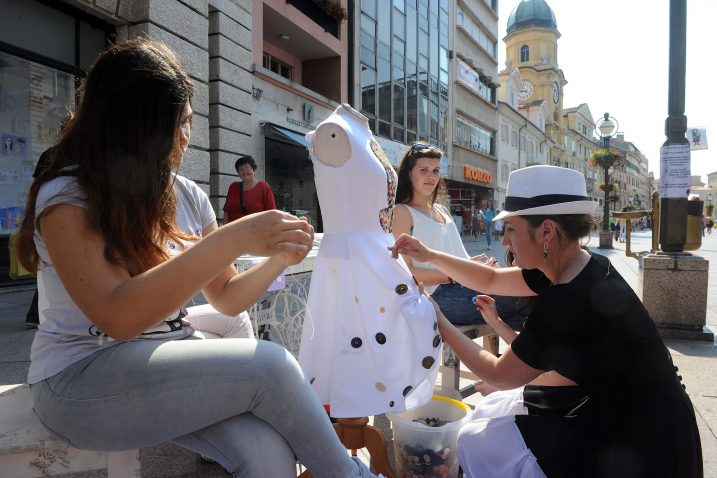 Riječka modna dizajnerica Andrea Anić / Foto Roni BRMALJ