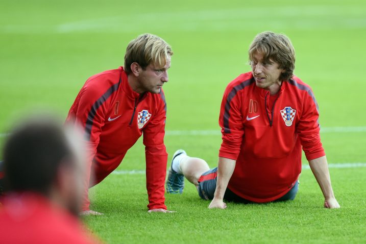 Ivan Rakitić i Luka Modrić / snimio  R. BRMALJ