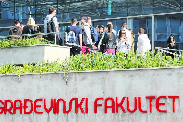 Građevinski fakultet – dobra popunjenost u ljetnom roku / snimio  S. DRECHSLER