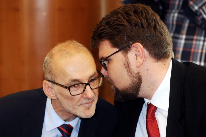 Robert Podolnjak i Peđa Grbin / Foto Davor Kovačević