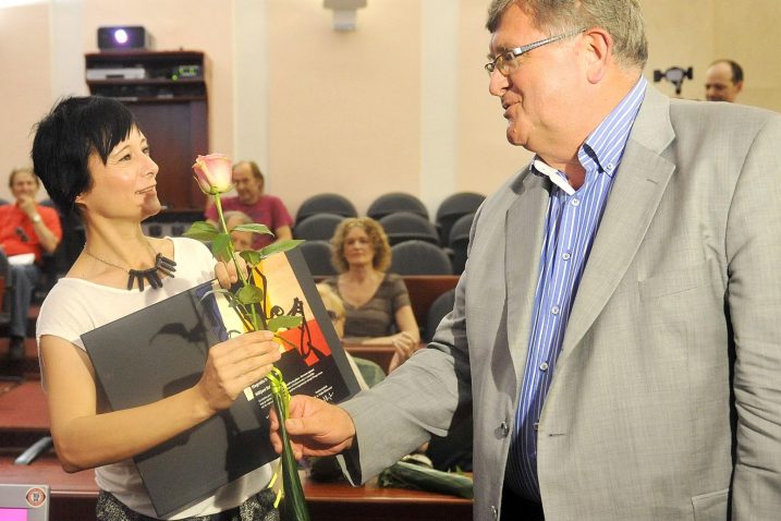 Miljana Babić i Vojko Obersnel / Snimio Ivica TOMIĆ