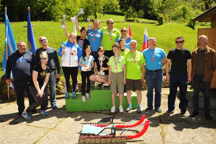 Proglašenje pobjednika prve utrke prva utrka hrvatsko-slovenskog kupa / Snjimio Marin ANIČIĆ