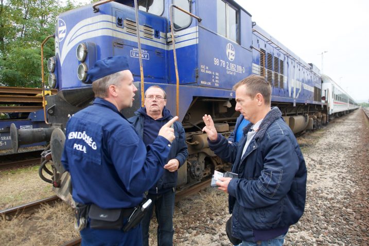Vlak prije polaska za Hrvatsku/ Foto	Vlado Kos / Cropix